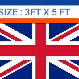 UNION JACK FLAG 5FT X 3FT WITH EYE LETS. I HAVE ABOUT 50 IN STOCK.