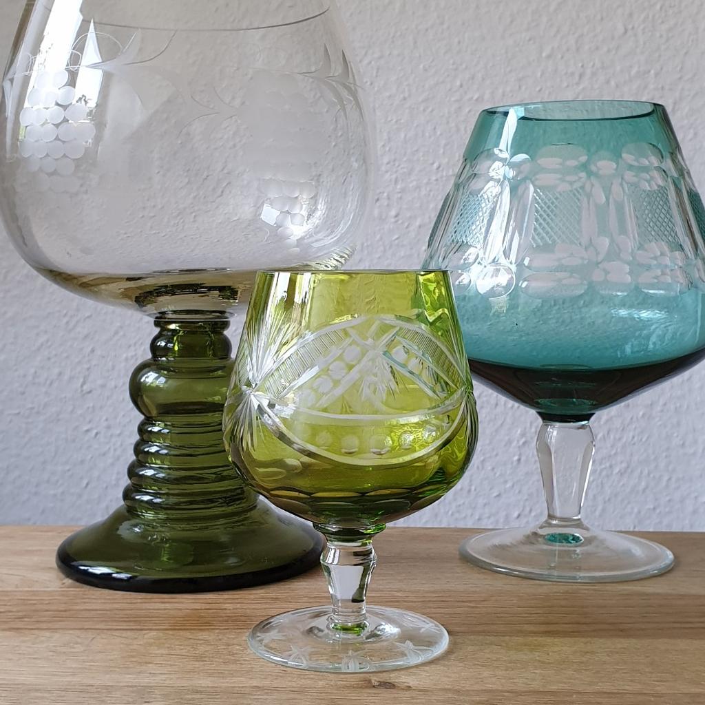 XXL 2 Liter Wein Römer Gläser alt in 76131 Karlsruhe for €25.00 for ...