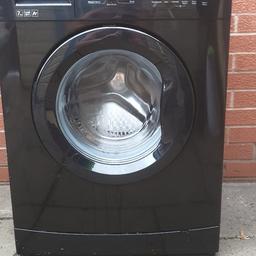 black beko washing machine 7kg drum 1200 spin perfect working order apart from fabric conditioner not being taken. buyer to collect.