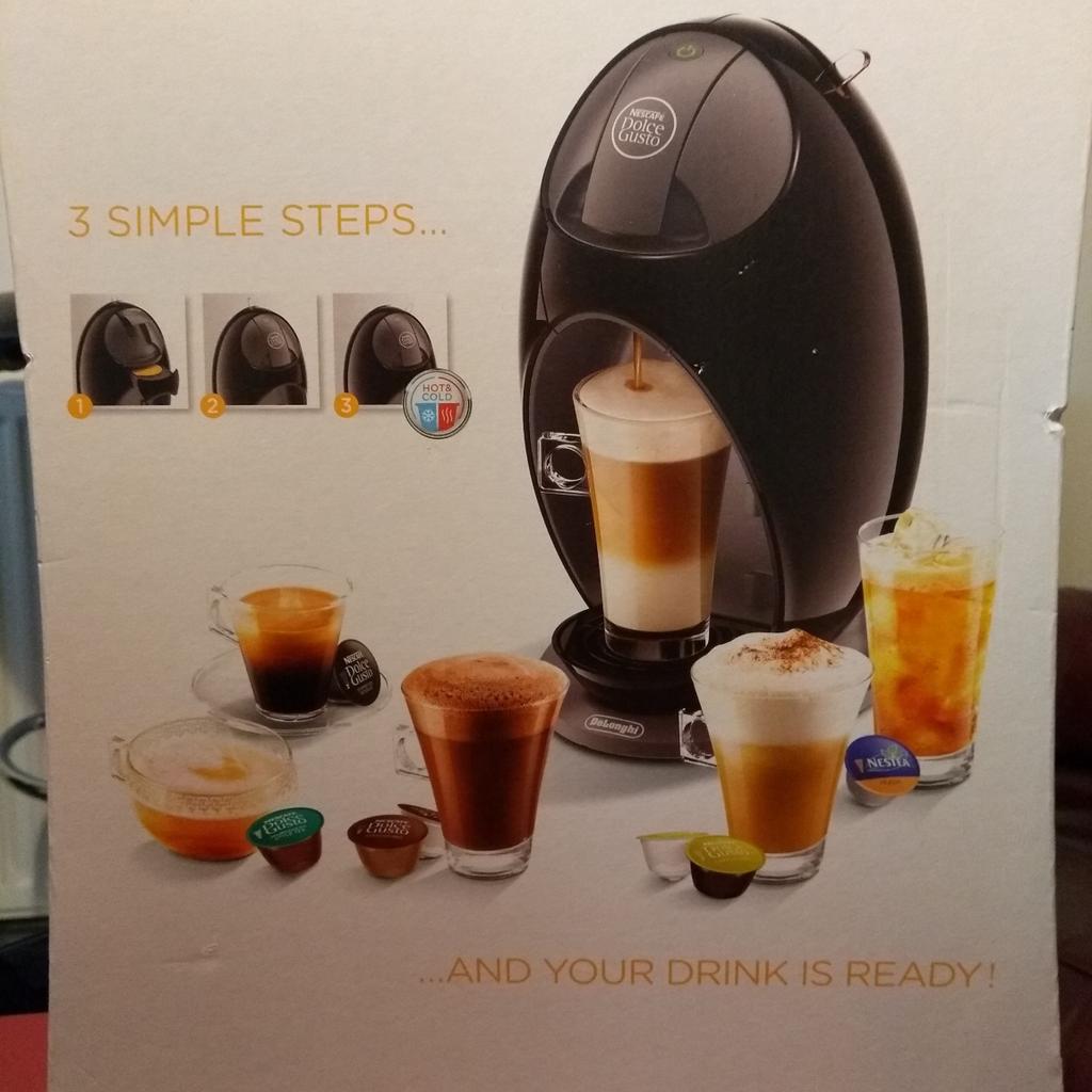 DeLonghi Dolce Gusto Coffee Machine in WR1 Worcester for £30.00 for