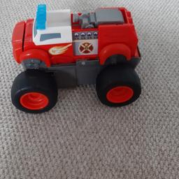 This car transforms into the the fire engine one too, with an easy push action. See images!