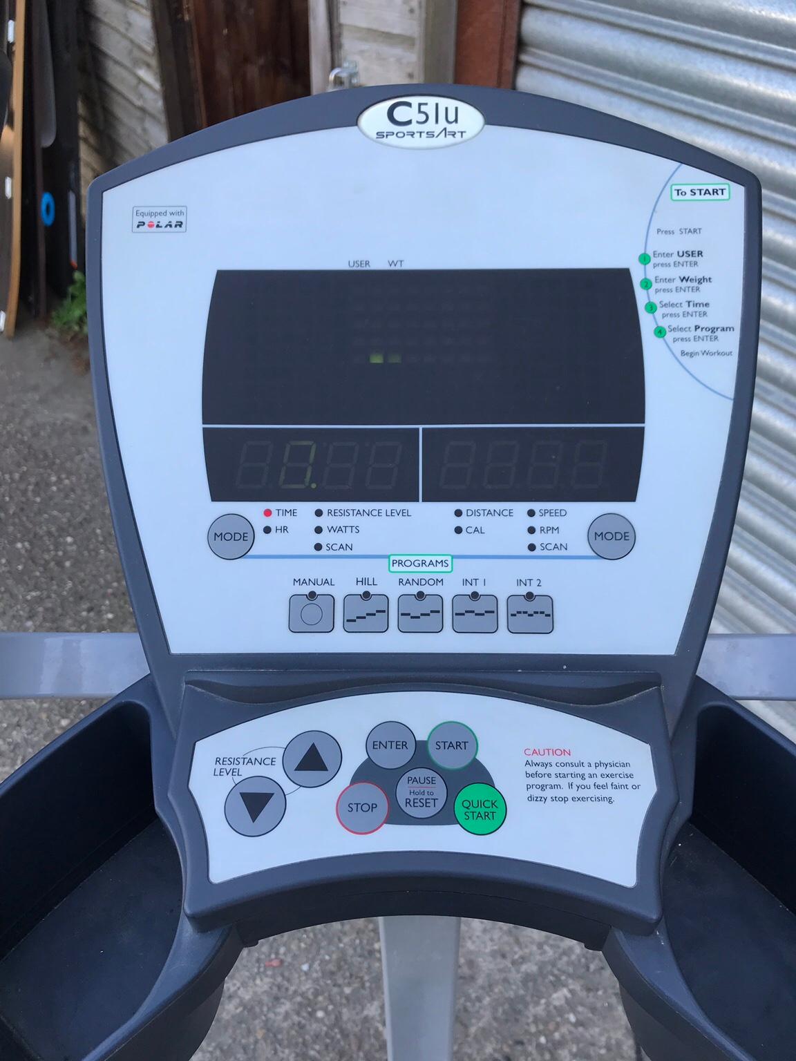 sportsart upright bike