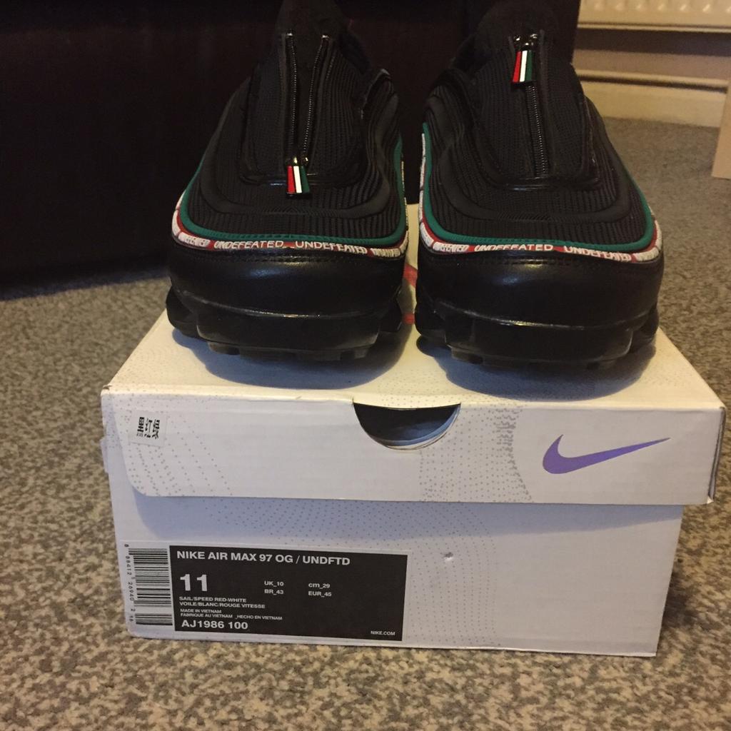 Nike vapormax 97 outlet undefeated