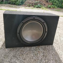 In excellent condition car subwoofer , 250W RMS , 4 ohms . 
It's possible to check how this subwoofer play before buying .