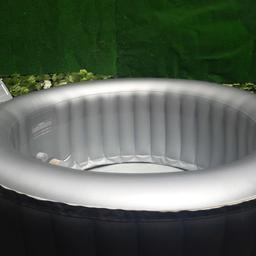 black with zipped cover and padlock
6-8 people
hot tub spa bubbles and heats up
self inflatable
used once clean as a whistle
retail price £600
includes all equipment to clean and use..
grab a deal for summer
need gone for new shed..
or for rent £50 perday with damage deposit