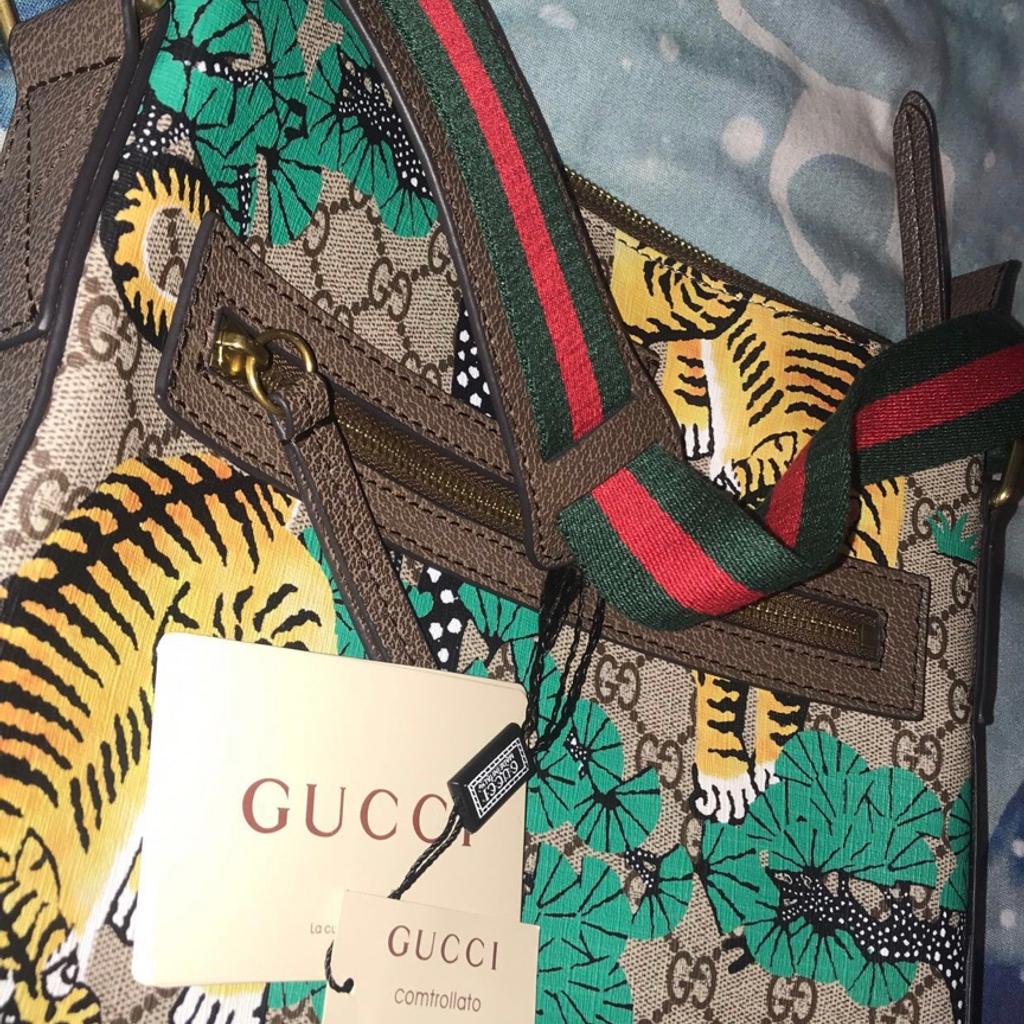 Gucci bengal tiger messenger bag sale