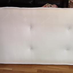 3months old single mattress in perfect condition no stains used by a 4yo selling as upgraded to double..Can throw a single mattress protector for £5 worth £15 that is used and already washed.

Also selling a single bed frame solid wood cheaper if buying as set.

Can deliver mattress locally for extra £5

3ft single mattress 90cmx190cm memory foam sprung mattress
