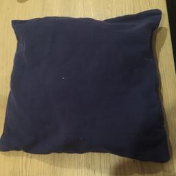 6x cushions and covers in navy blue