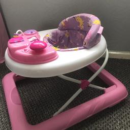 Baby walker only few months old hardly used daughters not keen. Excellent condition