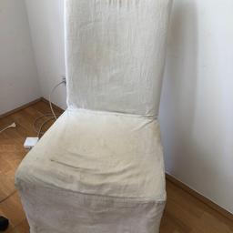 Stoffüberzüge abziehbar und können gewaschen werden 
5 Sessel zum Verkauf 
Für alle 10€