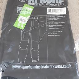 black,brand new ,30 waist 29 leg,all trousers listed are industrial /heavy duty work wear.
grab bargain collection only ,have 2 pairs one not in wrapping but brand new .£8.00 each pair