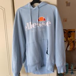 Light blue Ellesse hoodie, XL smoke and pet free home