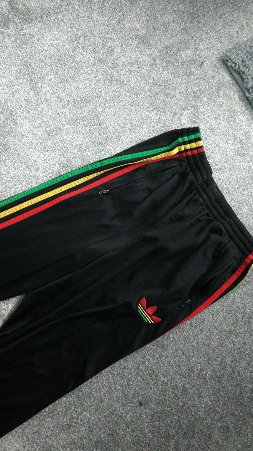 Rasta best sale adidas joggers