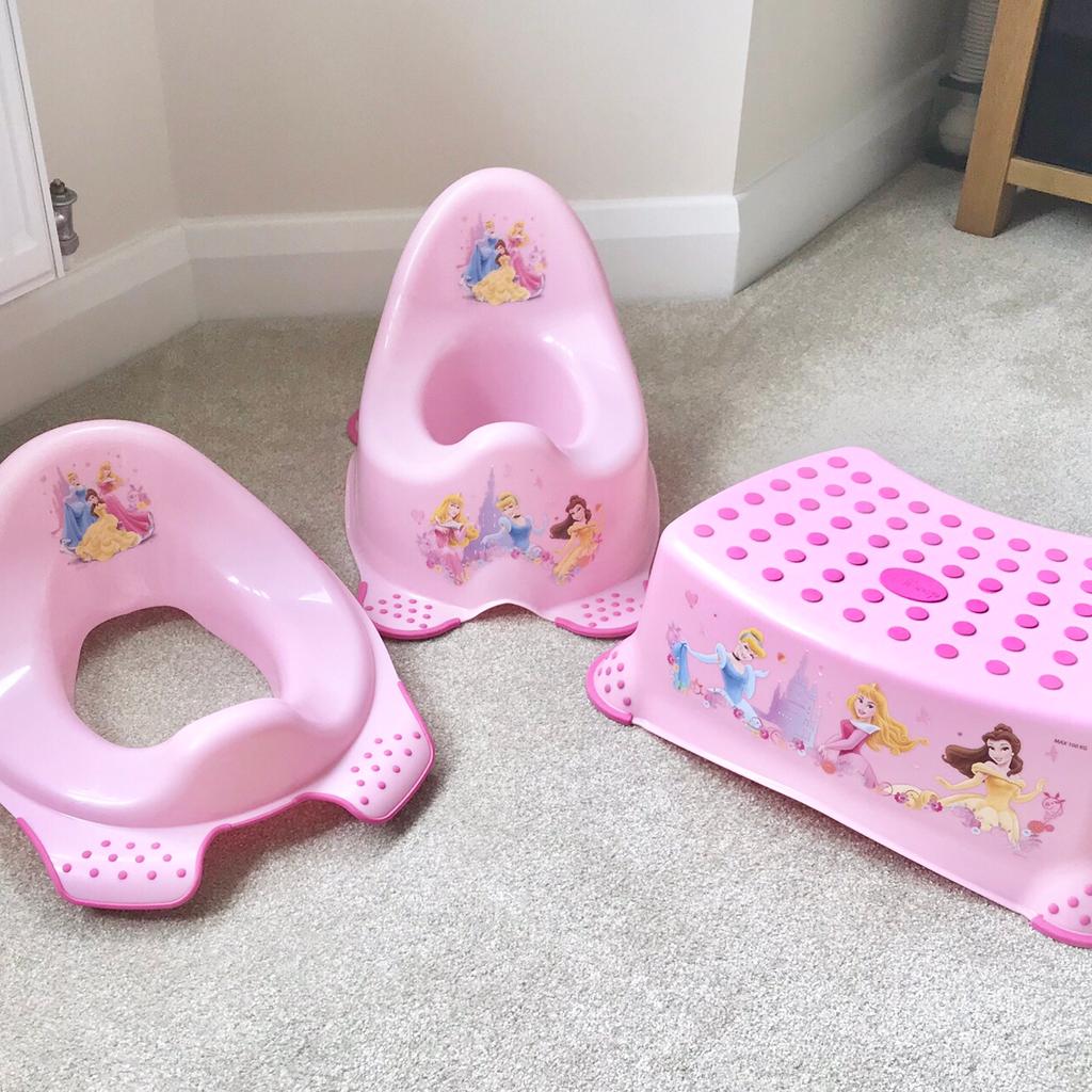 Disney Princess Potty Toilet Seat Step Stool in South Staffordshire for ...