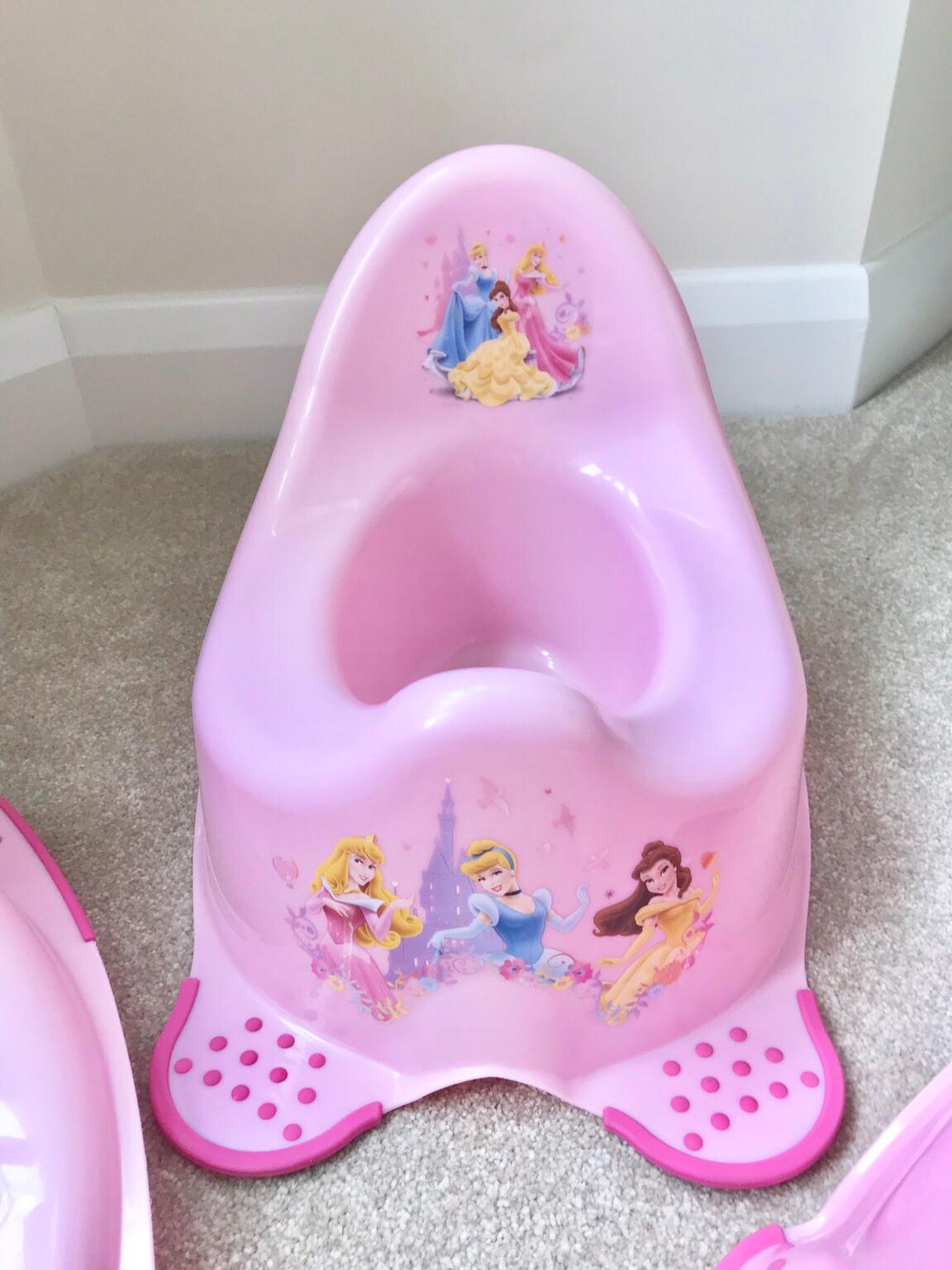 Disney Princess Potty Toilet Seat Step Stool in South Staffordshire for ...