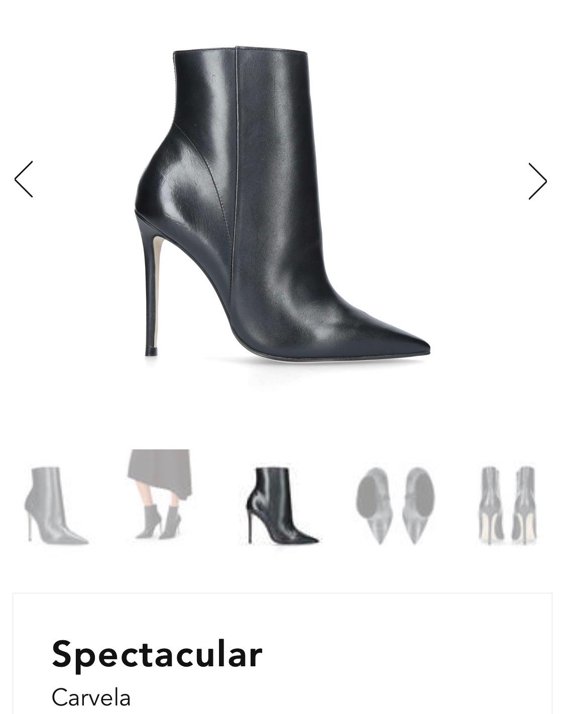 Carvela spectacular 2025 ankle boots