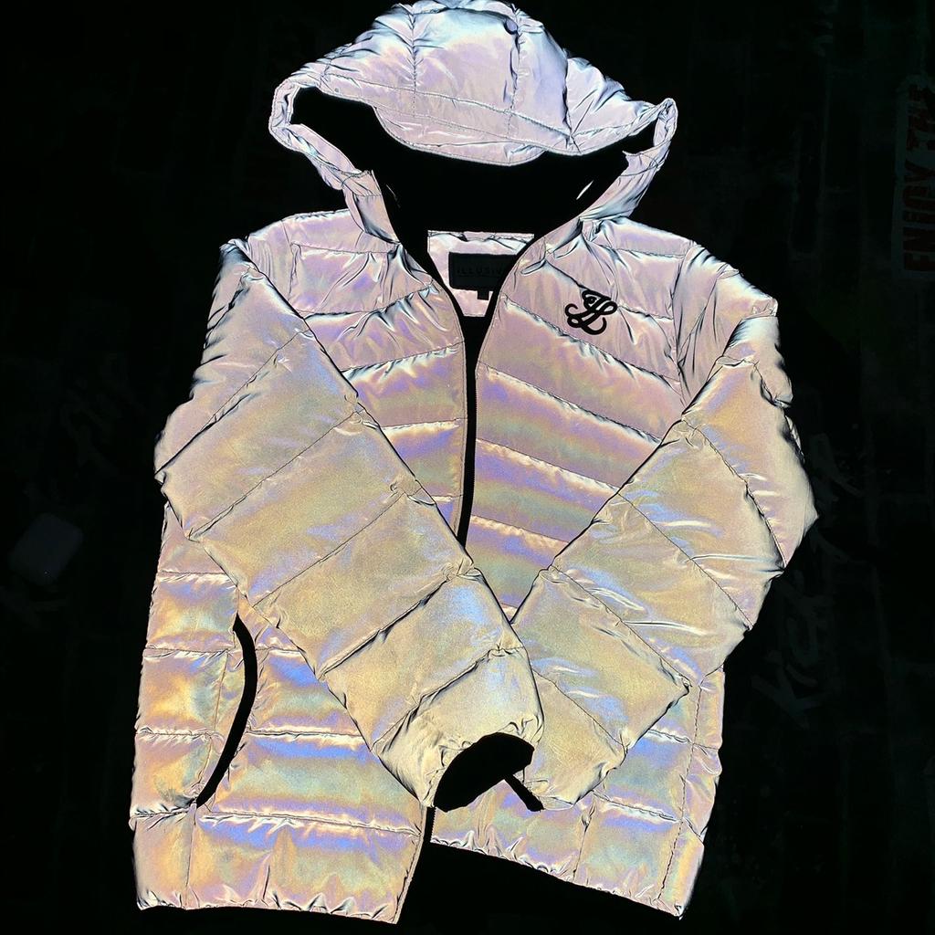 Illusive london reflective padded jacket junior sale