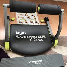 Wonder core sold as seen slightly damaged on the side due to the rabbit nibbling it sold as seen comes with exercise sheet no box hardly used no dvd