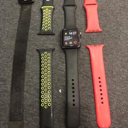 For sale is an Apple Watch Series 1 which as been used for about 1 years 1/2. Has been kept in good condition and screen is in an amazing condition. Comes with all original accessories and 3 extra straps ( product red, Nike and Milanese )

Will accept reasonable offers or swaps.