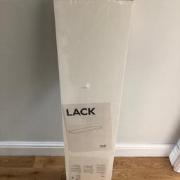 Ikea LACK floating shelf 110cm x 26cm
Been in my loft for a couple of years, they were never used, still in original packaging, just a bit dusty.
4 available.
£5 each