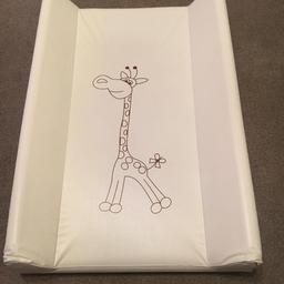 Hard base baby cot changing mat. Can be used over the top of the cot or on the floor