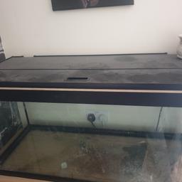 fish tank full set up and unit measurements 100cm x 50cm collection wootton delivery available £80 ono