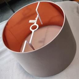 Nice ceiling light/lamp shade featuring copper reflective inside. From Dunelm (Rolls Royce in interior furnishings) so can expect good quality and elegant functionality.

Collect from B11