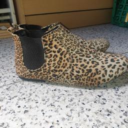 Flat suedette boots..Primark Ladies size 6..