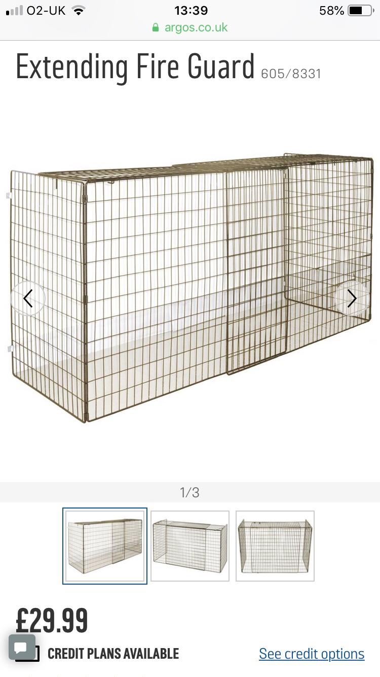 Extending Fire Guard in Hinckley and Bosworth für £ 10,00 zum Verkauf ...