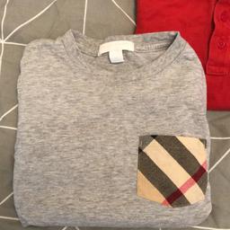 Boys age 4 long sleeved Burberry top in immaculate condition £20