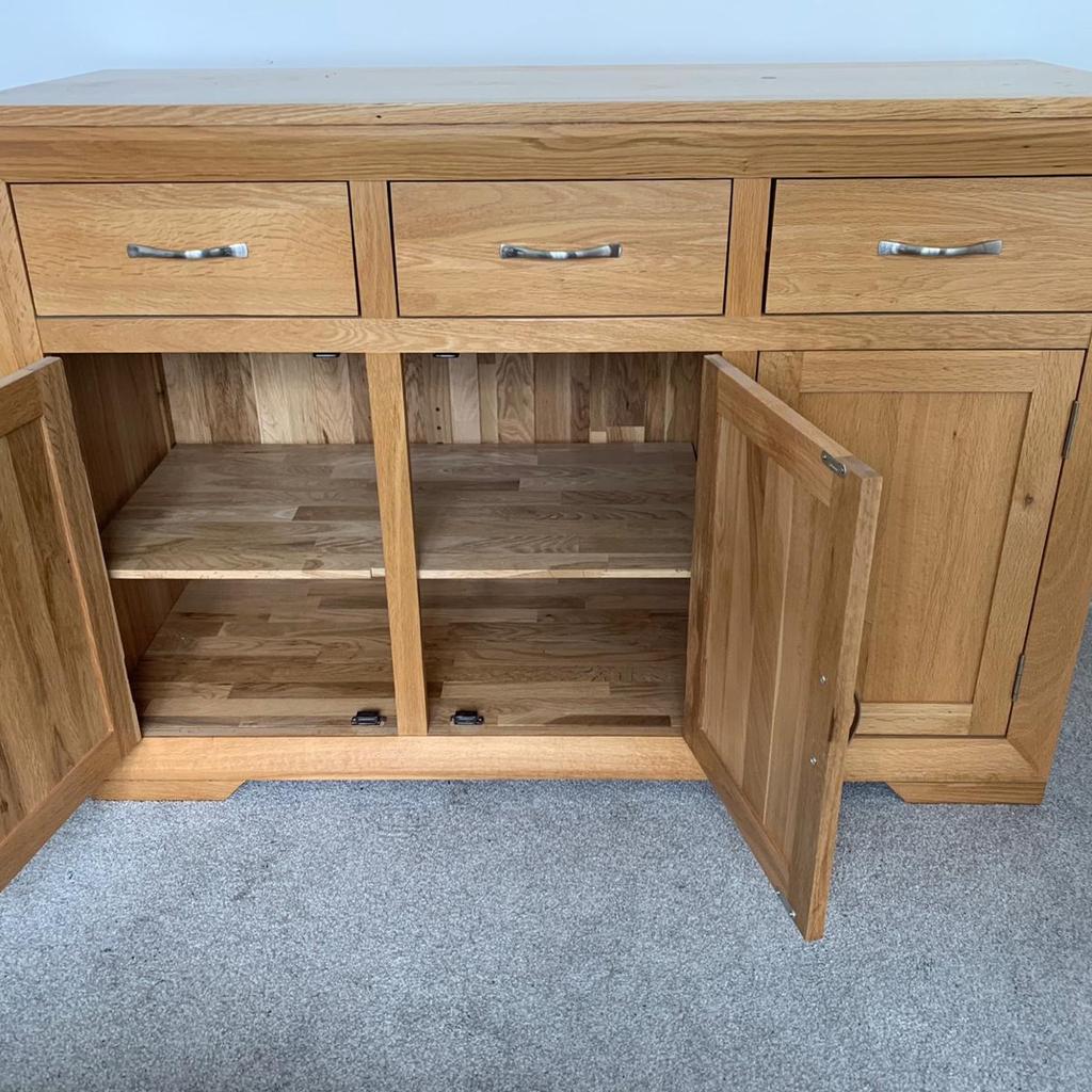 Oak furniture land bevel range sideboard in HX2 Calderdale for £230.00
