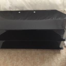 Black glass TV Stand free if you collect 
39”W 14”D 18”H