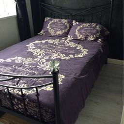 4 foot 6 size double bed with mattress