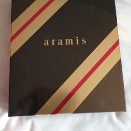 Aramis Aftershave 120ml comes with antiperspirant spray 200ml
Never been opened brand new
Excellent condition 
From pet and smoke free home