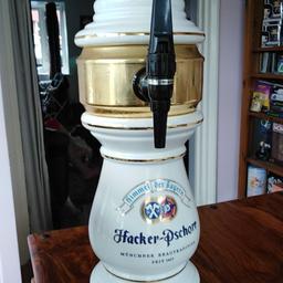 Huge vintage ceramic beer pump, almost 2 foot high, nice condition, collection Rochester