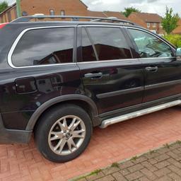 black Volvo CX90.suv 4x4 Automatic. petrol Lpg cylinder leather seats. good condition