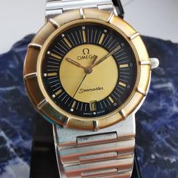 Omega seamaster dynamic "spider"
20cm wrist size
34mm case without crown
36mm case with crown
Perfect working condition
Beautiful vintage watch, goldplating is in good condition, glass is in good condition