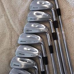 MIZUNO MP67 IRONS 3-PW
Standard loft lie and length.
Dynamic golf s300 shafts
Lamkin grips on 7 of the irons are in really good condition