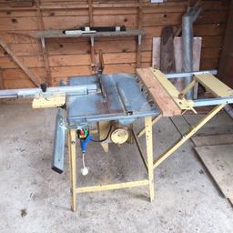 Old Sheppach table saw, the quiet Motor works well and sounds lovely
The bed has some surface rust and the whole saw needs a good clean up. Needs a new blade or the current one sharpening. Great saw 
Need it gone ASAP 