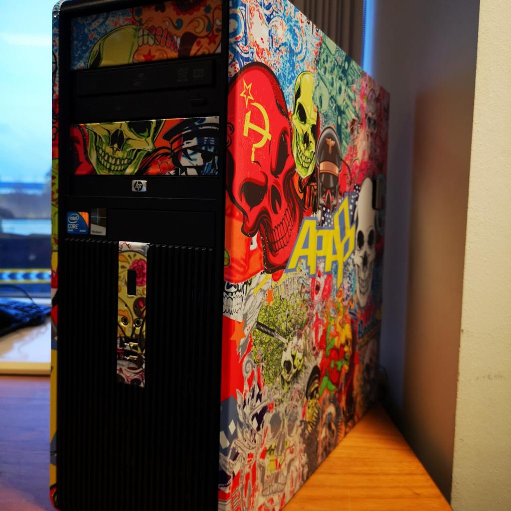 CUSTOMISED WRAPPED CORE2QUAD DESKTOP WIN10 PC in WS10 Sandwell für £ ...