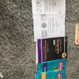 Gcse geography 4 revision guides and workbook
Good condition
Need to sell ASAP
Accepting offers