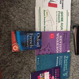 Dictionary 
Vocab book
Workbook 
Writing revision guide
Speaking revision guide
Need to sell ASAP