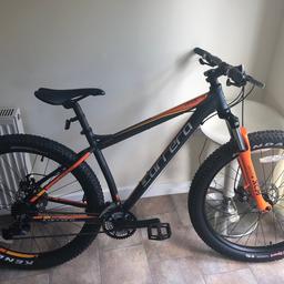 Carrera vendetta 18inch men’s mountain bike, orange grey and black only used once and is not needed again.
All in good condition, great for off road cycling. £250 Ono.
Collection only