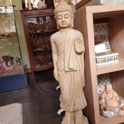 heavy weight budda for garden or inside the home.
