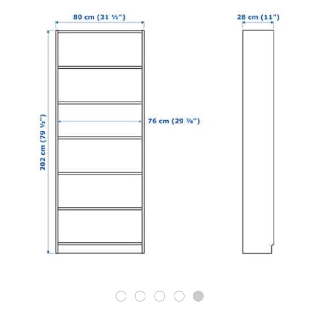 Ikea billy bookcase with 2 extra shelves in DA1 Dartford for £15.00 for