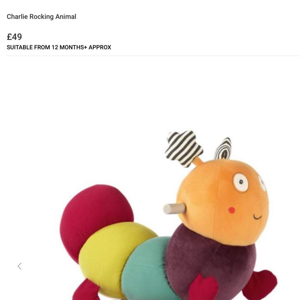 Mamas & Papas Rocking Charlie caterpillar. in WS15 Chase für 8,00 £ zum ...