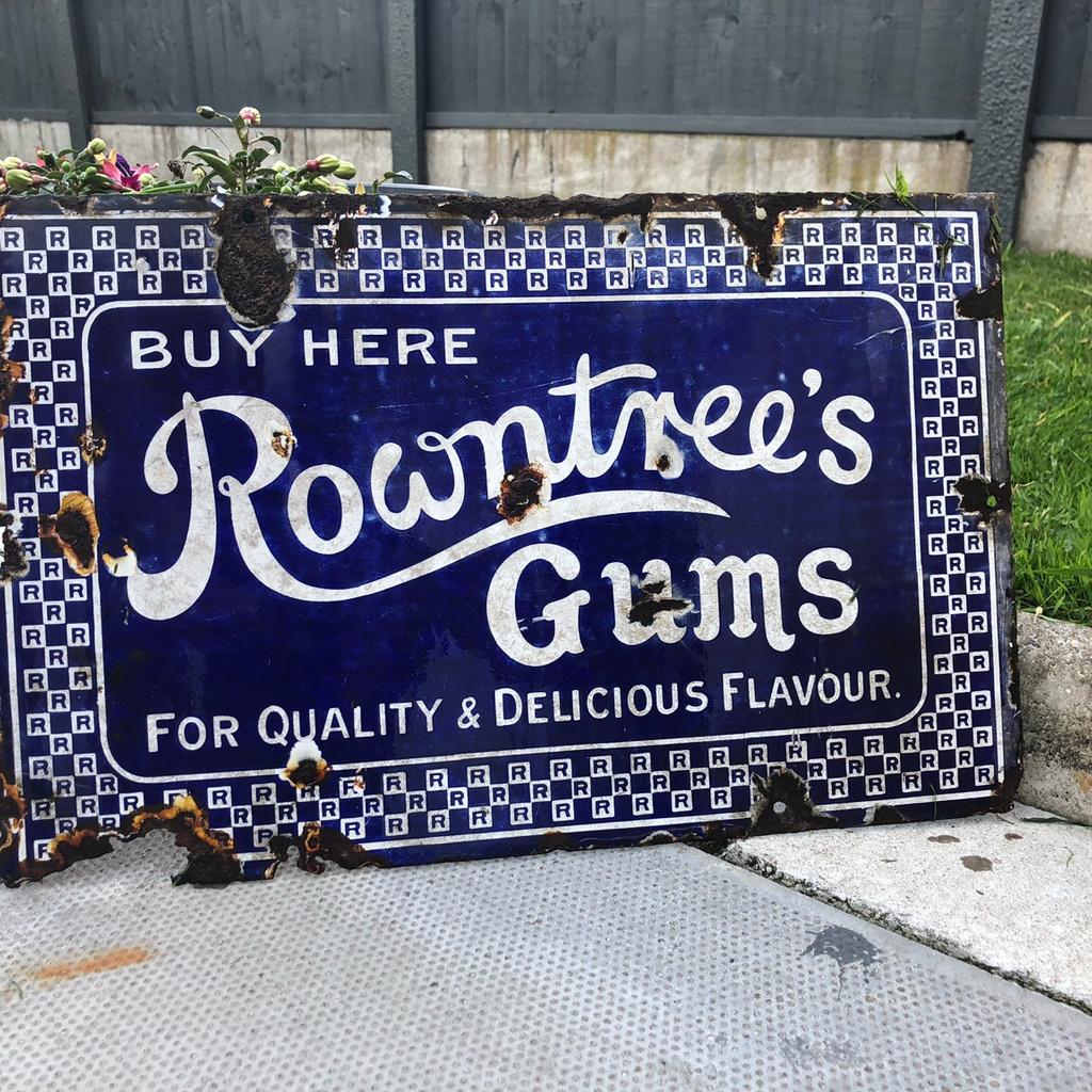 Vintage Rowntrees gum sign in B71 Sandwell für 1.234,00 £ zum Verkauf ...