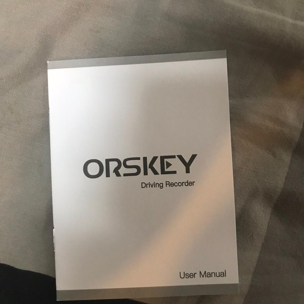 ORSKEY S800 Dash Cam 1080P Full HD Front and Rear User Guide