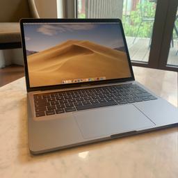 Bought from an Apple Store in August 2018 and used up until last month.

Just had the recall done by apple for the keyboard, they also replaced the battery under warranty, so battery life will be as new.

Spec:
13 Inch
Space Grey
2.3 GHz i5 with Turbo Boost up to 3.8 GHz
256GB SSD
8 GB Ram
Intel Iris Plus Graphics 655 1536 MB
