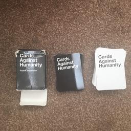 A funny offensive adult game 18+ demo cards are shown